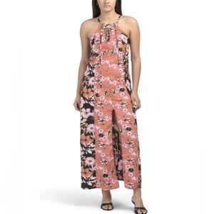 Raga Floral Multicolored Print Maxi Dress Sz M